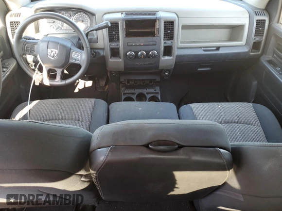 2012 Ram 1500 ST with VIN 1C6RD6FP0CS258814, listed as a Copart auction lot 52071985 with 162,012 mi miles and Salvage title. Bid and sale history available at DreamBid. Image 8.