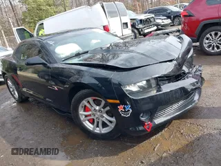 2014 Chevrolet Camaro LT z VIN 2G1FF1E39E9125327, wystawiony jako IAAI lot #41508341 z przebiegiem 123 650 mil mil oraz . Historia ofert i sprzedaży dostępna na DreamBid. Obrazek 1.