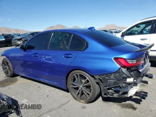 2022 BMW 3 Series M340i with VIN 3MW5U7J05N8C26465, listed as a Copart auction lot 45875905 with 36,434 mi miles and Salvage Title. Bid and sale history available at carsss.com. Image 2.