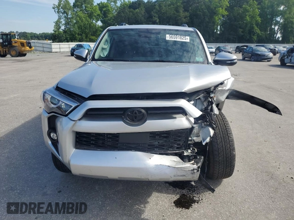 2022 Toyota 4Runner SR5 Premium with VIN JTENU5JR8N6032893, listed as a Copart auction lot 56591825 with 40,720 mi miles and Salvage title. Bid and sale history available at DreamBid. Image 5.