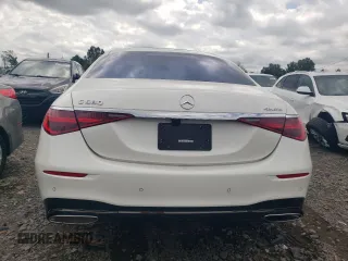 2023 Mercedes-Benz S-Class S 580 with VIN W1K6G7GB7PA236919, listed as a Copart auction lot 69518544 with 0 mi miles and Salvage Title. Bid and sale history available at carsss.com. Image 6.