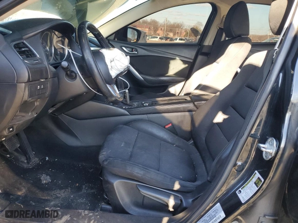 2016 Mazda Mazda6 i Sport with VIN JM1GJ1U51G1413105, listed as a Copart auction lot 43935245 with 0 mi miles and Salvage Title. Bid and sale history available at carsss.com. Image 7.
