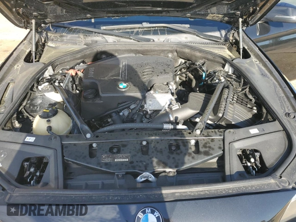 2015 BMW 5 Series 528i with VIN WBA5A5C54FD514004, listed as a Copart auction lot 55825075 with 104,896 mi miles and Clean Title. Bid and sale history available at DreamBid. Image 11.