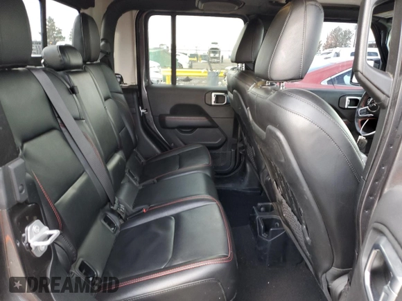 2021 Jeep Gladiator Rubicon with VIN 1C6JJTBG4ML504141, listed as a Copart auction lot 43367565 with 56,879 mi miles and Salvage title. Bid and sale history available at DreamBid. Image 11.