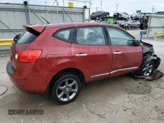 2011 Nissan Rogue SV with VIN JN8AS5MT5BW164798, listed as a Copart auction lot 50915835 with 192,308 mi miles and Salvage Title. Bid and sale history available at carsss.com. Image 3.