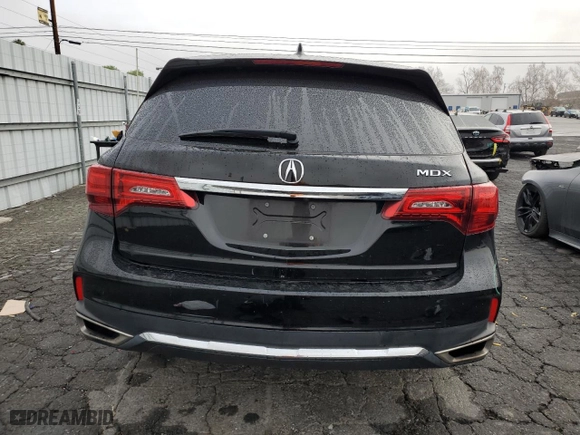 2020 Acura MDX with VIN 5J8YD3H30LL011768, listed as a Copart auction lot 44017795 with 93,424 mi miles and Salvage Title. Bid and sale history available at carsss.com. Image 6.