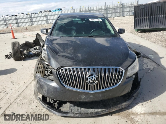 2014 Buick LaCrosse Leather with VIN 1G4GB5G37EF277461, listed as a Copart auction lot 49537795 with 165,043 mi miles and Salvage Title. Bid and sale history available at DreamBid. Image 5.