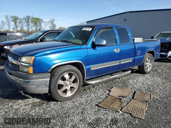 2004 Chevrolet Silverado 1500 LS with VIN 1GCEC19V24Z343122, listed as a Copart auction lot 50410745 with 349,376 mi miles and Salvage Title. Bid and sale history available at DreamBid. Image 1.