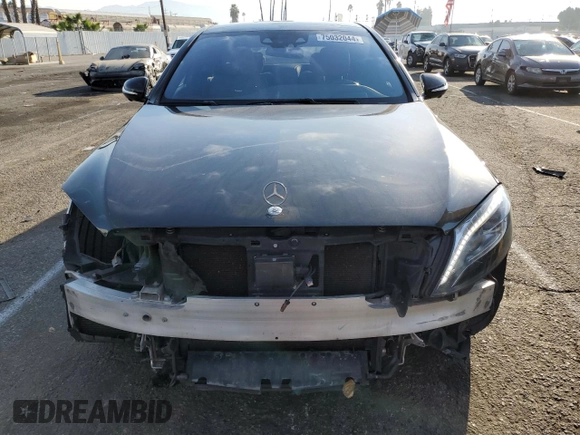 2016 Mercedes-Benz S-Class AMG S 63 with VIN WDDUG7JB4GA242581, listed as a Copart auction lot 75032044 with 77,302 mi miles and Salvage Title. Bid and sale history available at carsss.com. Image 5.