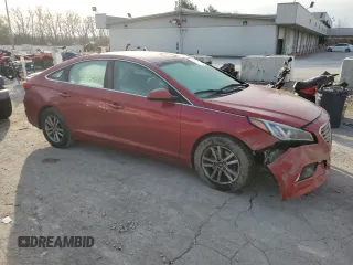 2017 Hyundai Sonata 2.4L with VIN 5NPE24AF7HH512380, listed as a Copart auction lot 84709714 with 161,747 mi miles and Salvage Title. Bid and sale history available at carsss.com. Image 4.