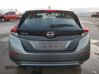 2025 Nissan LEAF S with VIN 1N4AZ1BVXSC562861, listed as a Copart auction lot 80108204 with 1,204 mi miles and Salvage Title. Bid and sale history available at carsss.com. Image 6.