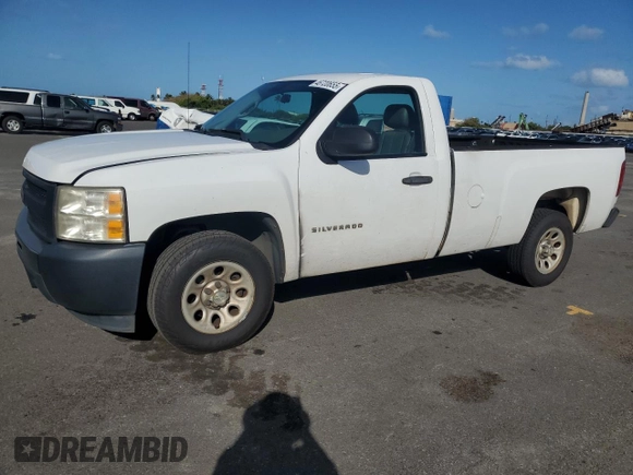 2010 Chevrolet Silverado 1500 Work Truck with VIN 1GCPCPEX2AZ171799, listed as a Copart auction lot 46720655 with 159,542 mi miles and Salvage Title. Bid and sale history available at DreamBid. Image 1.