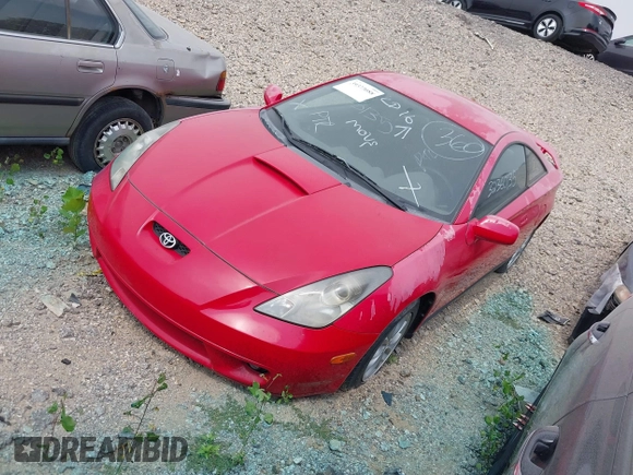 2000 Toyota Celica GT with VIN JTDDR32T8Y0018516, listed as a IAAI auction lot 39373088 with 230,382 mi miles and . Bid and sale history available at DreamBid. Image 2.