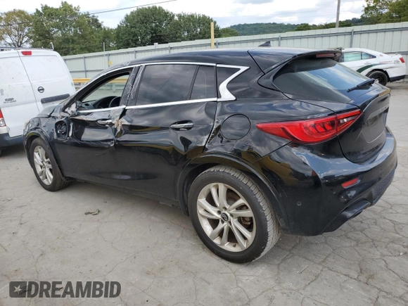 2018 Infiniti QX30 ESSENTIAL with VIN SJKCH5CP8JA060970, listed as a Copart auction lot 66625053 with 0 mi miles and Salvage Title. Bid and sale history available at carsss.com. Image 2.