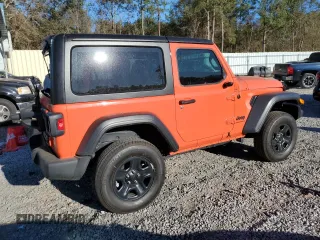 2023 Jeep Wrangler Sport z VIN 1C4HJXAG0PW668425, wystawiony jako Copart lot #74617754 z przebiegiem 21 796 mil mil oraz Szkoda całkowita • Salvage title. Historia ofert i sprzedaży dostępna na DreamBid. Obrazek 3.