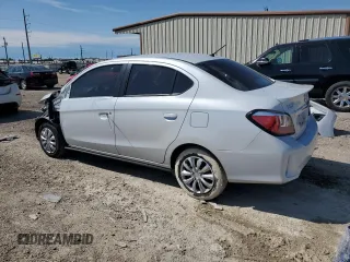 2023 Mitsubishi Mirage ES with VIN ML32FUFJXPHF03972, listed as a Copart auction lot 56458455 with 68,020 mi miles and Salvage title. Bid and sale history available at DreamBid. Image 2.