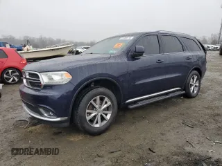 2016 Dodge Durango Limited with VIN 1C4RDJDG3GC340972, listed as a Copart auction lot 43389115 with 110,731 mi miles and Salvage Title. Bid and sale history available at DreamBid. Image 1.
