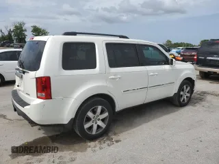 2013 Honda Pilot Touring with VIN 5FNYF3H91DB044408, listed as a Copart auction lot 60493765 with 131,986 mi miles and Salvage title. Bid and sale history available at DreamBid. Image 3.