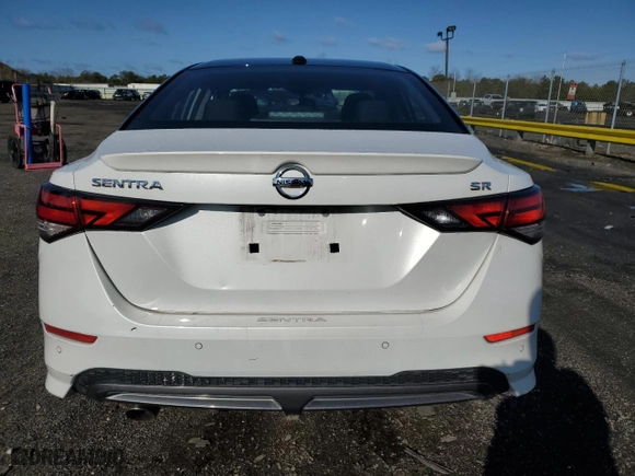 2020 Nissan Sentra SR with VIN 3N1AB8DV4LY299654, listed as a Copart auction lot 51071195 with 46,092 mi miles and Salvage Title. Bid and sale history available at carsss.com. Image 6.