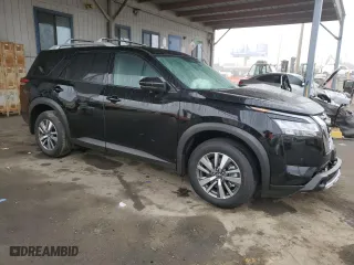 2024 Nissan Pathfinder SL with VIN 5N1DR3CA1RC317144, listed as a Copart auction lot 85895234 with 970 mi miles and Salvage Title. Bid and sale history available at carsss.com. Image 4.