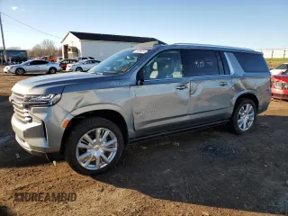 2024 Chevrolet Suburban High Country with VIN 1GNSKGKL3RR156553, listed as a Copart auction lot 78226654 with 21,558 mi miles and Salvage Title. Bid and sale history available at DreamBid. Image 1.