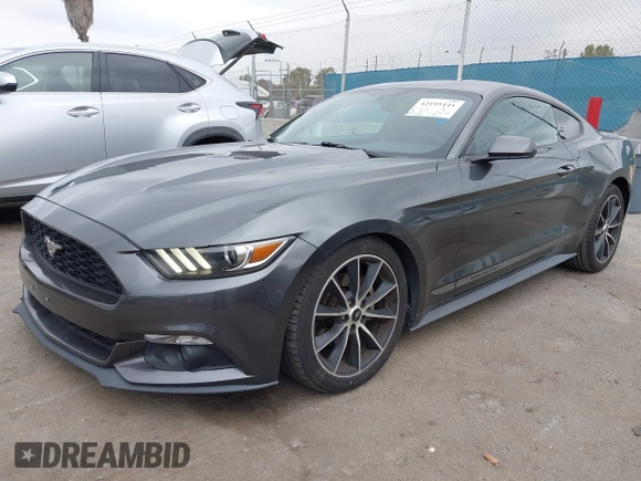 2016 Ford Mustang EcoBoost z VIN 1FA6P8TH4G5290350, wystawiony jako IAAI lot #42195141 z przebiegiem 98 495 mil mil oraz . Historia ofert i sprzedaży dostępna na DreamBid. Obrazek 2.