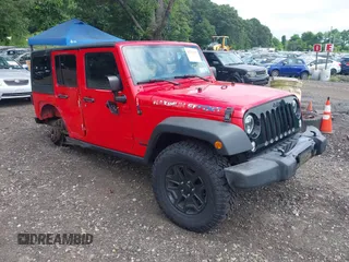 2018 Jeep Wrangler Unlimited Sport S with VIN 1C4BJWDG4JL842730, listed as a IAAI auction lot 42711375 with 85,592 mi miles and . Bid and sale history available at DreamBid. Image 1.