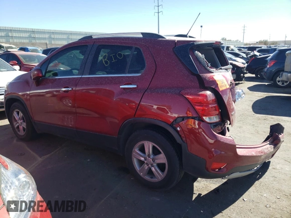2020 Chevrolet Trax LT с VIN 3GNCJLSBXLL226104, выставлен на аукционе Copart как лот 54131024 с пробегом 32 368 миль миль и Списание • Salvage title. История ставок и продаж доступна на DreamBid. Изображение 3.