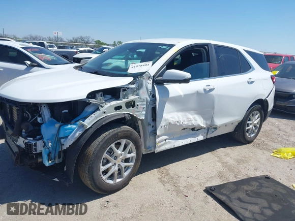2024 Chevrolet Equinox LT with VIN 3GNAXKEG0RS177209, listed as a IAAI auction lot 41978401 with 16,631 mi miles and . Bid and sale history available at DreamBid. Image 18.