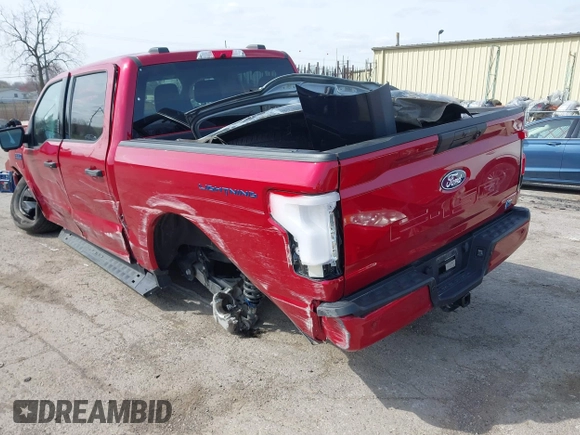 2024 Ford F-150 Lightning XLT with VIN 1FTVW3LK1RWG06162, listed as a IAAI auction lot 41930377 with Not provided miles and . Bid and sale history available at DreamBid. Image 3.