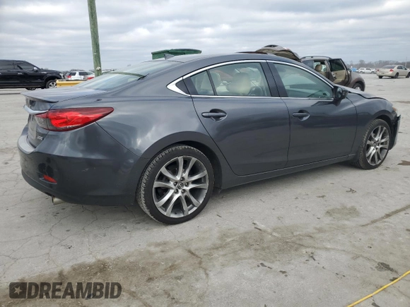 2014 Mazda 6 i Grand Touring with VIN JM1GJ1W63E1141191, listed as a Copart auction lot 47986875 with 99,016 mi miles and Salvage Title. Bid and sale history available at carsss.com. Image 3.