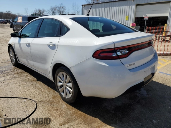 2014 Dodge Dart SXT with VIN 1C3CDFBB4ED724359, listed as a Copart auction lot 49392615 with 87,763 mi miles and Salvage Title. Bid and sale history available at carsss.com. Image 2.
