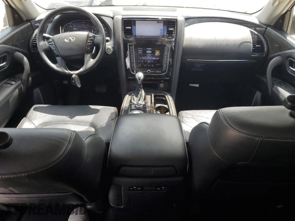 2020 Infiniti QX80 LUXE with VIN JN8AZ2NF6L9704744, listed as a Copart auction lot 63547604 with 89,702 mi miles and Salvage Title. Bid and sale history available at carsss.com. Image 8.