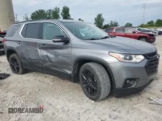 2021 Chevrolet Traverse LT Cloth with VIN 1GNERGKWXMJ208657, listed as a Copart auction lot 61564725 with 52,135 mi miles and Salvage title. Bid and sale history available at DreamBid. Image 4.