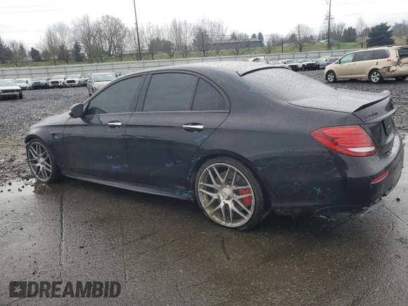 2019 Mercedes-Benz E 63 S AMG with VIN WDDZF8KB0KA557478, listed as a Copart auction lot 43457895 with 23,736 mi miles and Salvage Title. Bid and sale history available at DreamBid. Image 2.