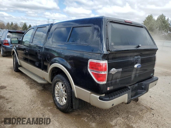 2010 Ford F-150 XL with VIN 1FTFW1EVXAKE36346, listed as a Copart auction lot 52574855 with 187,635 mi miles and Salvage Title. Bid and sale history available at DreamBid. Image 2.