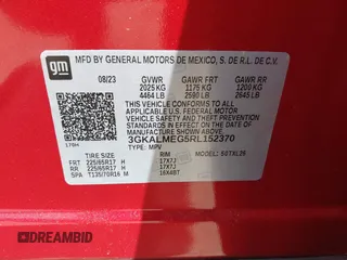 2024 GMC Terrain SLE with VIN 3GKALMEG5RL152370, listed as a IAAI auction lot 42126670 with 14,414 mi miles and . Bid and sale history available at DreamBid. Image 9.