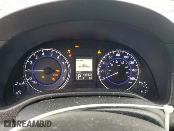 2012 Infiniti G25 x z VIN JN1DV6AR6CM860763, wystawiony jako Copart lot #60118655 z przebiegiem 182 446 mil mil oraz Szkoda całkowita • Salvage title. Historia ofert i sprzedaży dostępna na DreamBid. Obrazek 9.