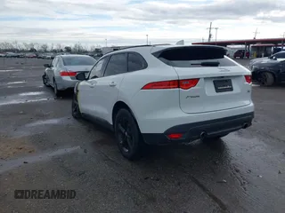 2017 Jaguar F-Pace 35t Premium with VIN SADCJ2BV8HA099675, listed as a IAAI auction lot 41460584 with Not Provided miles and . Bid and sale history available at DreamBid. Image 3.