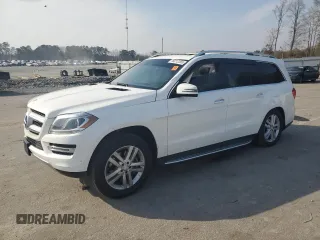 2015 Mercedes-Benz GL-Class GL 450 with VIN 4JGDF6EE5FA595126, listed as a Copart auction lot 49212265 with 121,784 mi miles and Salvage Title. Bid and sale history available at carsss.com. Image 1.