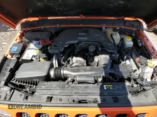 2018 Jeep Wrangler Unlimited Sport z VIN 1C4HJXDG1JW181009, wystawiony jako Copart lot #52145525 z przebiegiem 141 148 mil mil oraz Szkoda całkowita • Salvage title. Historia ofert i sprzedaży dostępna na DreamBid. Obrazek 11.