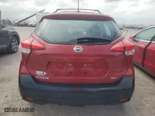 2018 Nissan Kicks SV with VIN 3N1CP5CU6JL538472, listed as a Copart auction lot 46195605 with 0 mi miles and Non Repairable. Bid and sale history available at carsss.com. Image 6.