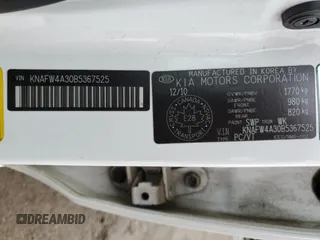 2011 Kia Forte SX с VIN KNAFW4A30B5367525, выставлен на аукционе Copart как лот 56901255 с пробегом 239 321 миль миль и Списание • Salvage title. История ставок и продаж доступна на DreamBid. Изображение 12.