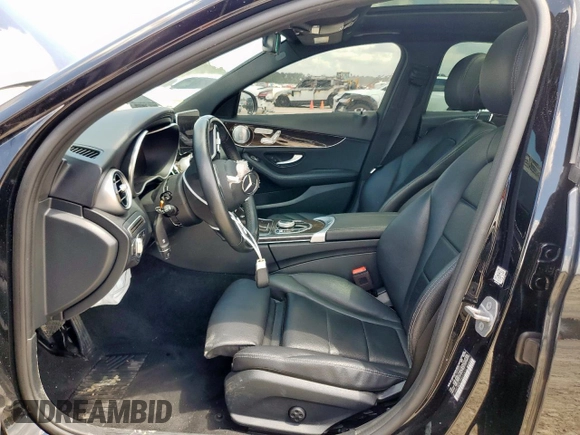 2021 Mercedes-Benz C 300 with VIN W1KWF8EB5MR643470, listed as a Copart auction lot 62184825 with 45,051 mi miles and Salvage title. Bid and sale history available at DreamBid. Image 7.