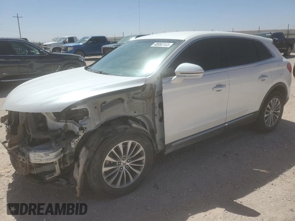 2017 Lincoln MKX Select with VIN 2LMPJ8KP3HBL53038, listed as a Copart auction lot 48958905 with 144,282 mi miles and Salvage Title. Bid and sale history available at carsss.com. Image 1.