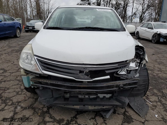 2010 Nissan Versa 1.8 S with VIN 3N1BC1CP9AL452387, listed as a Copart auction lot 85299844 with 195,540 mi miles and Salvage Title. Bid and sale history available at carsss.com. Image 5.