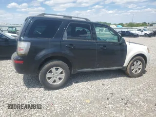 2010 Mercury Mariner with VIN 4M2CN8B76AKJ17945, listed as a Copart auction lot 58177785 with Not provided miles and Salvage title. Bid and sale history available at DreamBid. Image 3.