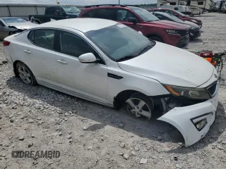 2015 Kia Optima LX z VIN KNAGM4A70F5631670, wystawiony jako Copart lot #60112385 z przebiegiem Nie podano mil oraz Nie do naprawy • Non repairable. Historia ofert i sprzedaży dostępna na DreamBid. Obrazek 4.