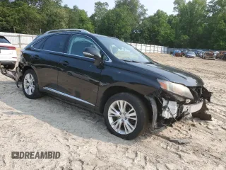 2011 Lexus RX 450h with VIN JTJBC1BAXB2032275, listed as a Copart auction lot 58823935 with 108,690 mi miles and Salvage title. Bid and sale history available at DreamBid. Image 4.