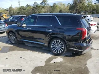 2024 Hyundai Palisade Calligraphy with VIN KM8R74GE7RU751108, listed as a Copart auction lot 50709255 with 15,120 mi miles and Salvage Title. Bid and sale history available at carsss.com. Image 2.